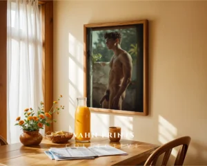 Clean Gay Male Portrait Wall Art