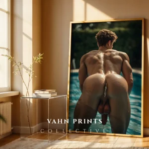 Minimal Gay Male Photo Art Print