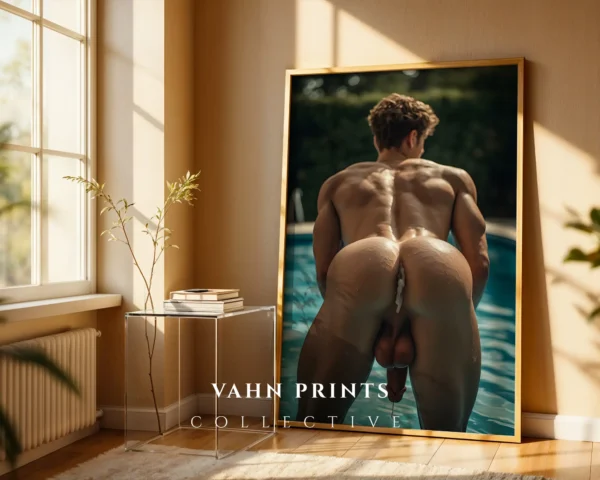 Minimal Gay Male Photo Art Print