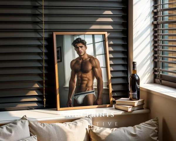 Gay Man Portrait Photography Wall Art