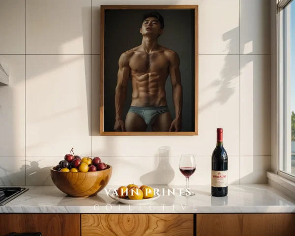 Modern Gay Male Photography Poster