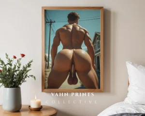Clean Gay Male Photography Wall Poster