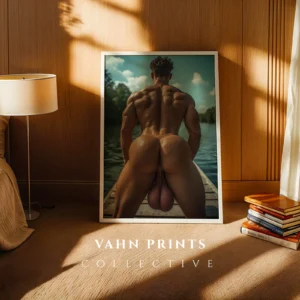 Minimal Gay Man Portrait Photo Poster