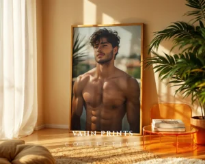 P957c_m1 Modern Gay Male Photography Decor Print