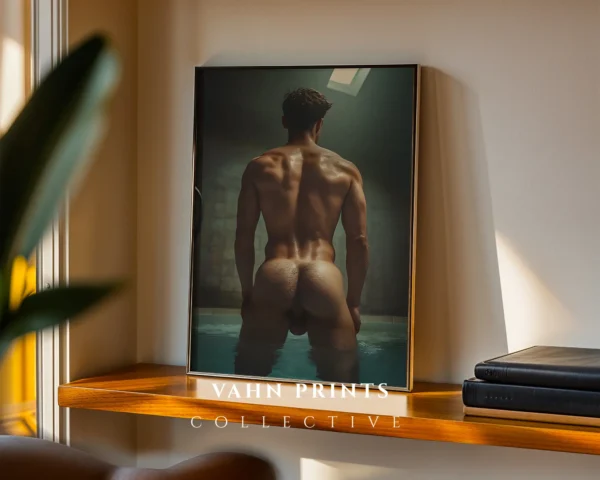 Stylish Gay Man Photography Wall Decor