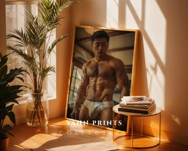 Clean Gay Male Photography Printable Poster