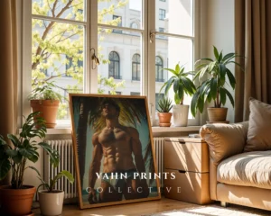 Gay Male Portrait Art Download