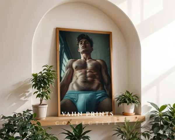 Handsome Gay Man Photography Decor