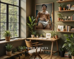 P994c_m1 Gay Male Body Photo Wall Art