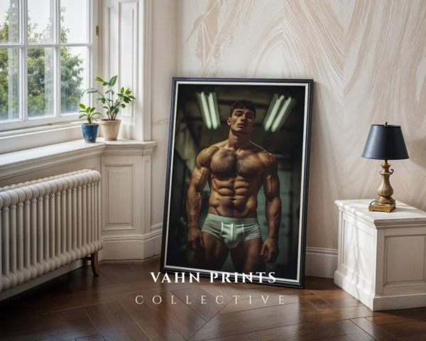 Hot Gay Guy Wall Art Poster