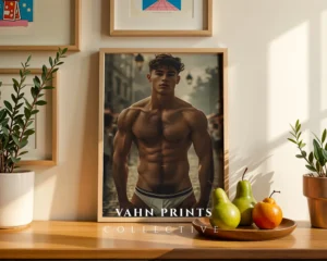 Gay Man Photo Art Modern Decor