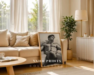 Male Form Wall Art Print Aesthetic Body Decor Digital Download