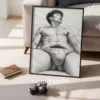 Male Form Minimal Wall Art Printable Modern Poster