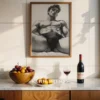 Male Figure Wall Decor Printable Minimal Body Art