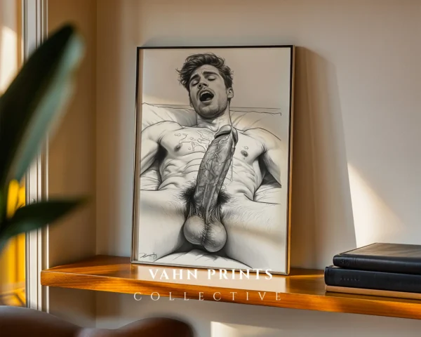 Male Body Expression Wall Art Print Artistic Download