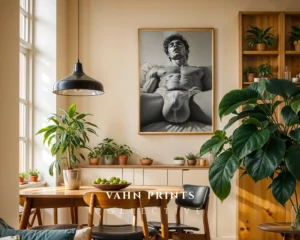 Male Body Contemporary Wall Art Printable Poster