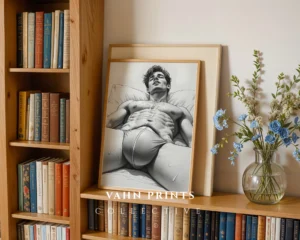 Male Body Form Wall Art Printable Artistic Download