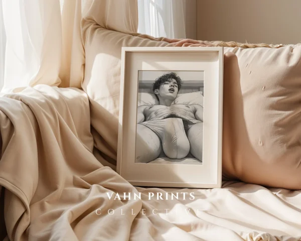 Male Body Silhouette Wall Art Printable Modern Print