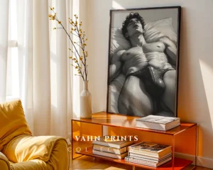 Male Figure Body Art Wall Art Printable Download