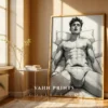 Male Figure Outline Wall Art Digital Download Print