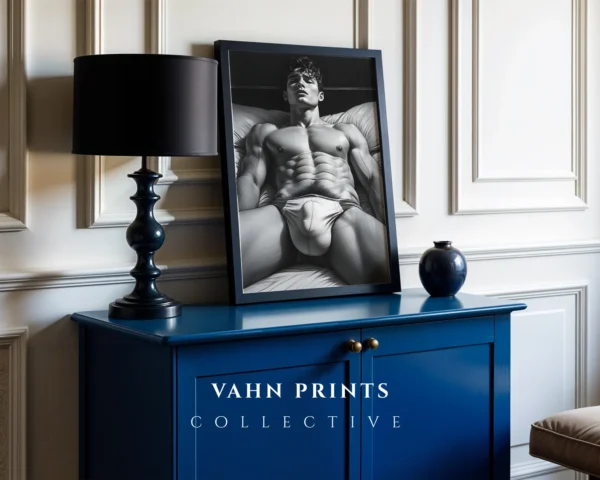 Male Figure Contemporary Print Wall Art Digital File