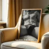 Male Body Sketch Art Wall Art Digital Printable Poster