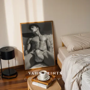 Male Anatomy Modern Wall Art Printable Artistic Print