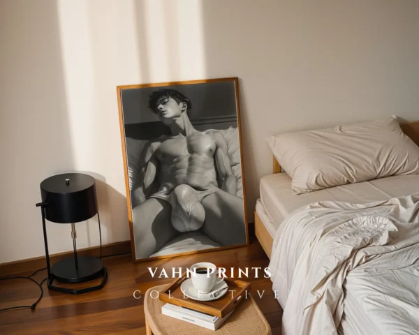 Male Anatomy Modern Wall Art Printable Artistic Print