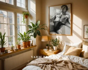 Male Figure Abstract Wall Art Printable Modern Decor