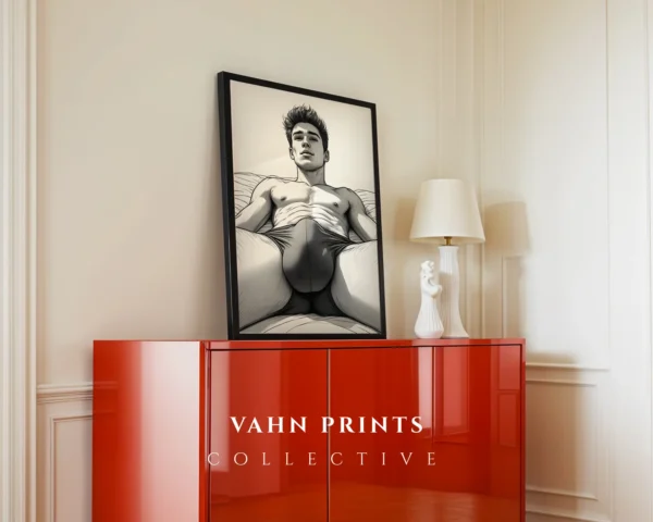 Male Form Clean Art Wall Art Printable Modern Decor