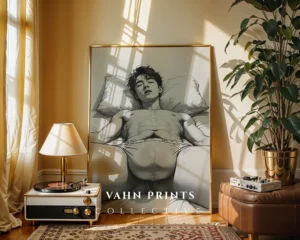 Male Body Figure Art Wall Art Printable Decor