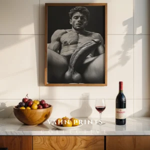 Male Anatomy Contemporary Wall Art Printable Poster