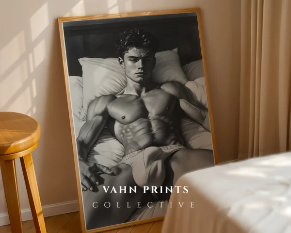 Man Body Wall Art Printable Figure Poster Digital Download