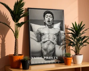 Man Form Wall Art Print Minimalist Body Decor Download