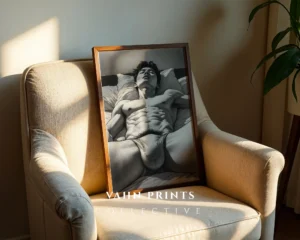 Man Form Minimal Wall Art Printable Modern Poster