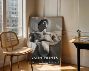 Man Figure Drawing Wall Art Printable Digital Poster