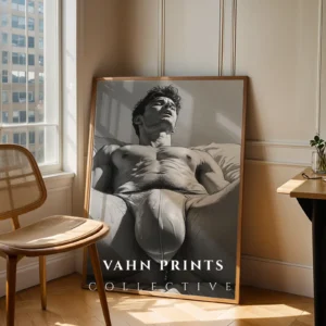 Man Figure Drawing Wall Art Printable Digital Poster