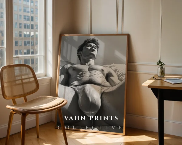 V716c_m1 Man Figure Drawing Wall Art Printable Digital Poster