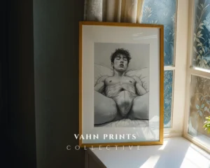 Man Body Study Wall Art Printable Artistic Poster