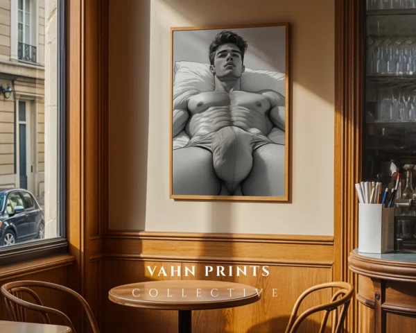 Man Torso Illustration Wall Art Digital Printable