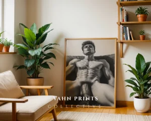 Man Anatomy Sketch Wall Art Printable Artistic Print