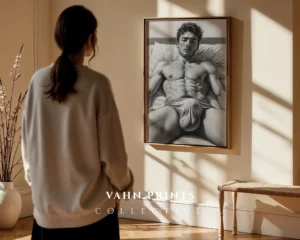 Man Figure Modern Wall Art Digital Download Print