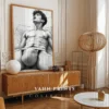 Man Nude Figure Wall Art Printable Clean Decor