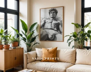 Man Body Drawing Wall Art Printable Instant Download