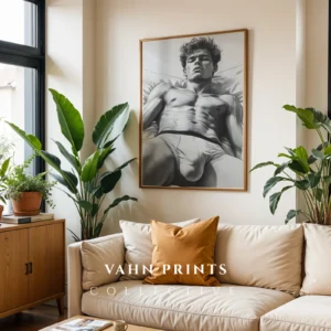 Man Body Drawing Wall Art Printable Instant Download