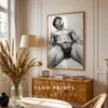 Man Figure Art Print Modern Masculine Wall Decor