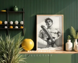 Man Form Line Art Wall Art Printable Digital Print