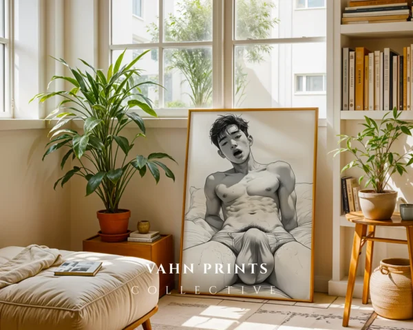 Man Torso Study Wall Art Printable Artistic Decor