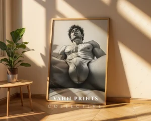 Man Form Illustration Wall Art Digital Download