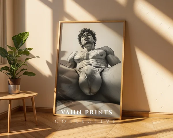 Man Form Illustration Wall Art Digital Download